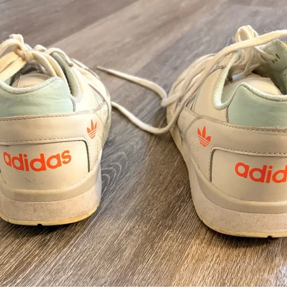 Adidas AR Trainers, Cloud White, Ice Mint, Solar Orange. 8.5 Men’s - Picture 3 of 8